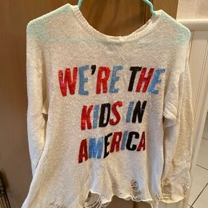 Kids wild fox sweater
